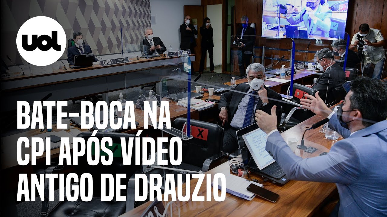 Senadores discutem depois de Marcos Rogério exibir vídeo antigo de Drauzio Varella