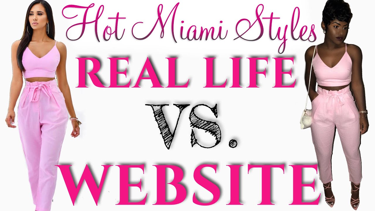 Hot Miami Styles Try On Haul 2018 | Real Life vs. Website | iDESIGN8
