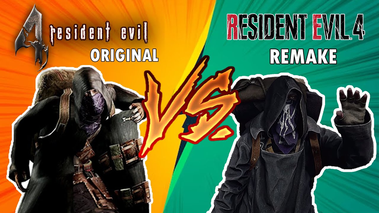 Merchant RE 4 Remake vs  ORIGINAL