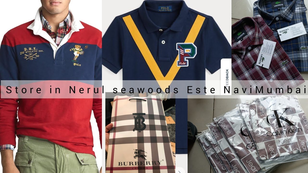 premium brands imported store article collar tshirt shirt retail wholesale in Navi Mumbai all india🚚