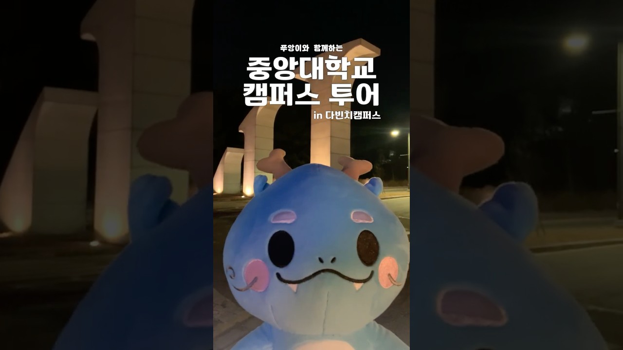 푸앙이와 함께하는 중앙대학교 다빈치캠퍼스 투어🏫