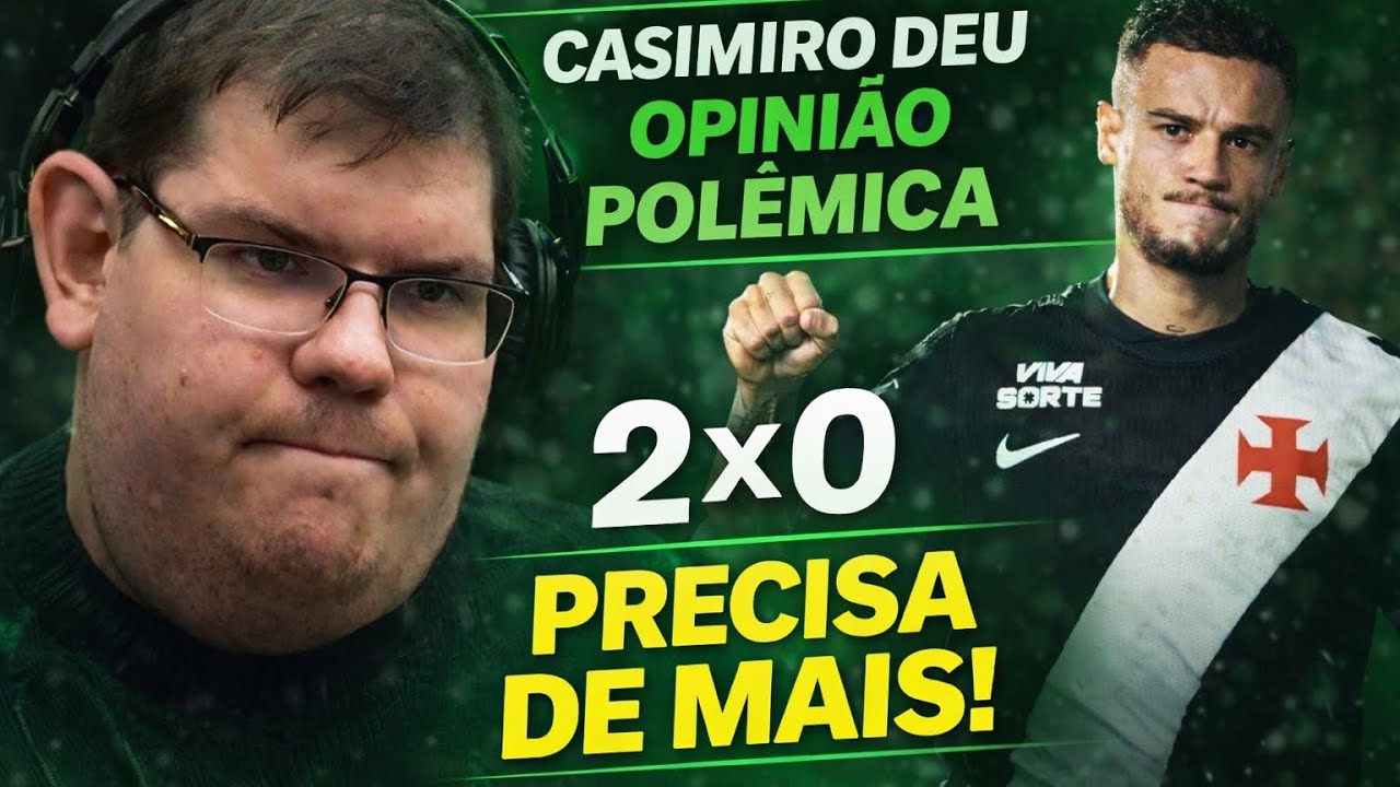 OPINIÃO POLÊMICA!! CASIMIRO FALOU DA VITÓRIA DO VASCO SOBRE O BOTAFOGO