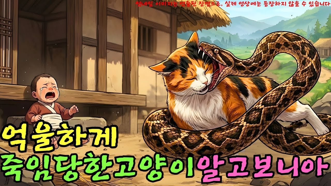 👌잠자기전 듣는 옛날이야기 1시|억울하게 죽임당한 고양이, 알고 보니 아기를 물려던 독사를 잡고 있었다 ㅣ옛날이야기 ㅣ민담 ㅣ오디오북ㅣ전설ㅣ설화 ㅣ야담