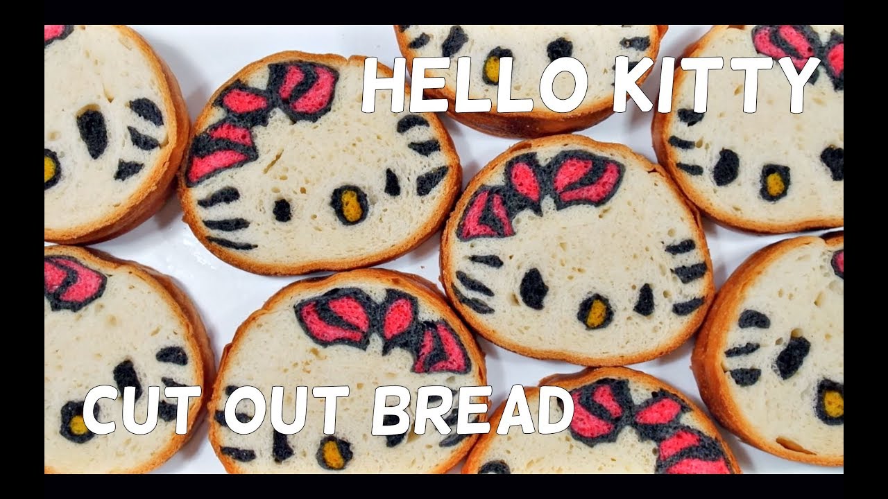 Hello Kitty Surprise Cut-out Wheel Bread | Fruity Kitchen