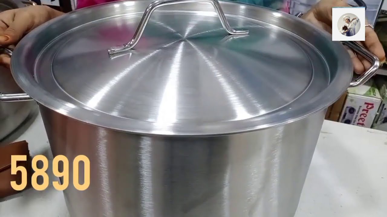 AHRUDH 304 STEEL  BIRIYANI POT | Cheap &Best Stainless Steel  Cookware | Online  Available |