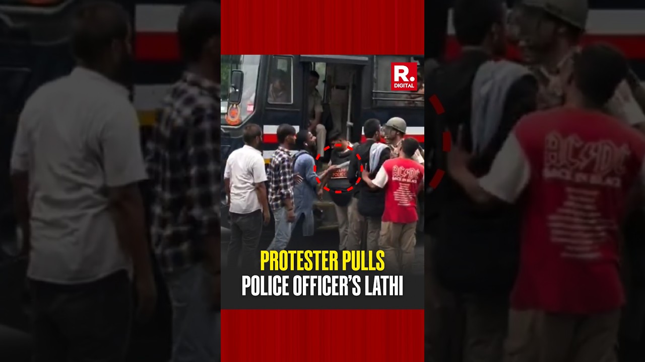 Jantar Mantar Protest: Viral Video Shows Protesters Instigating Police Personnel In Delhi
