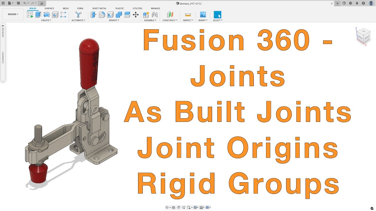 Fusion 360 - What is the difference between Joints  and  As-Built Joints?