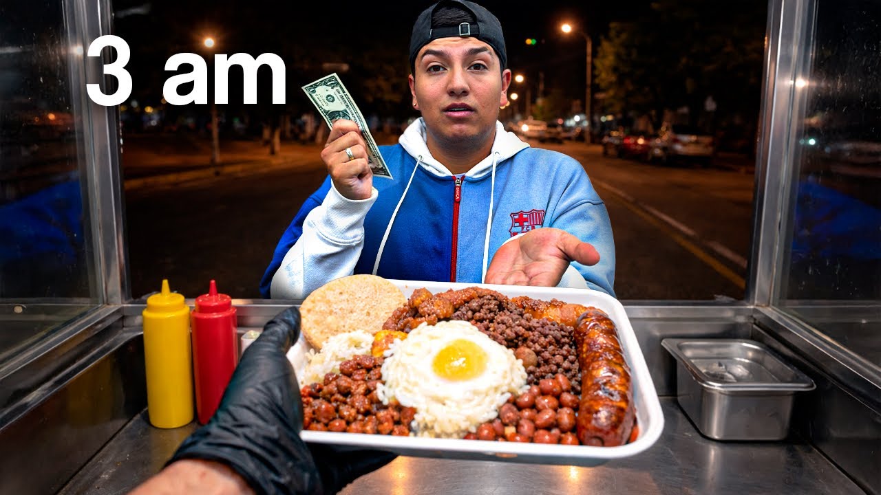 PROBANDO COMIDA a las 3 AM | Solo Comida Casera, Frijoles,Sudado, Sobrebarriga.