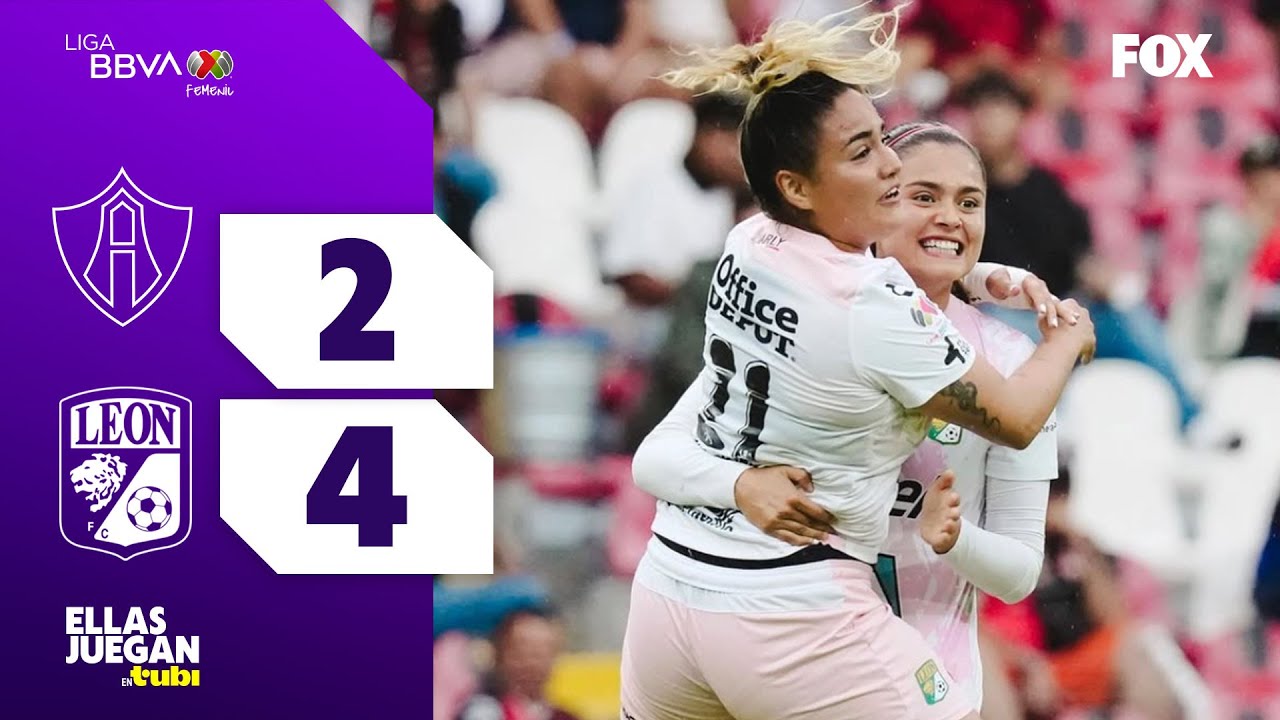 ATLAS 2-4 LEÓN | RESUMEN | LIGA MX FEMENIL | APERTURA 2025 | JORNADA 14