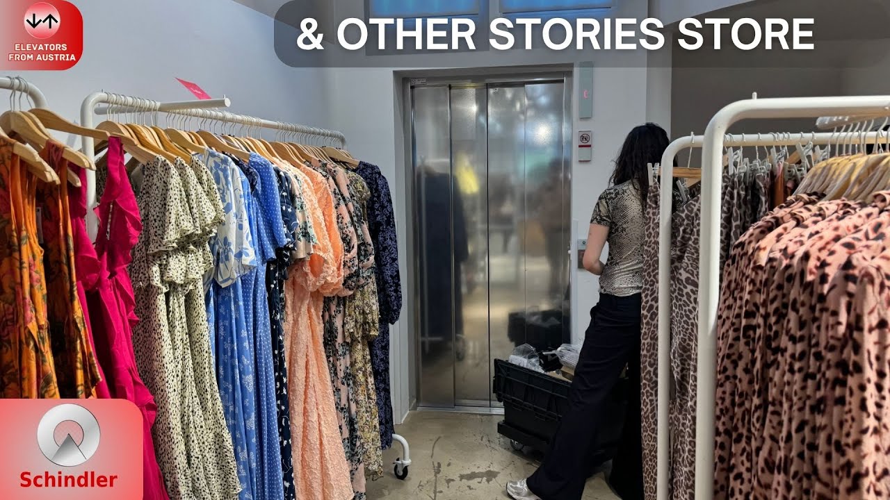 2018 Schindler 6300 MRL traction elevator@& Other Stories D.Store, Vienna, Austria