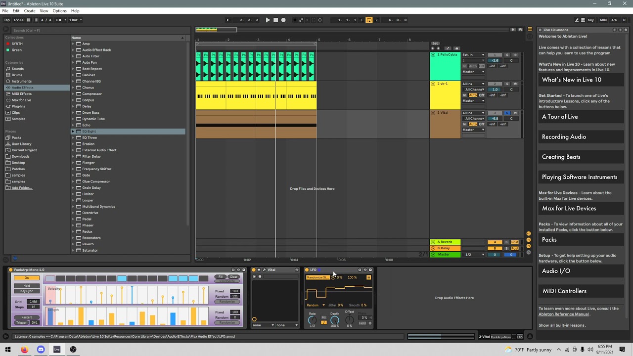 I make a cool Psytrance patch in Vital then Ableton crashes (┛✧Д✧))┛彡┻━┻
