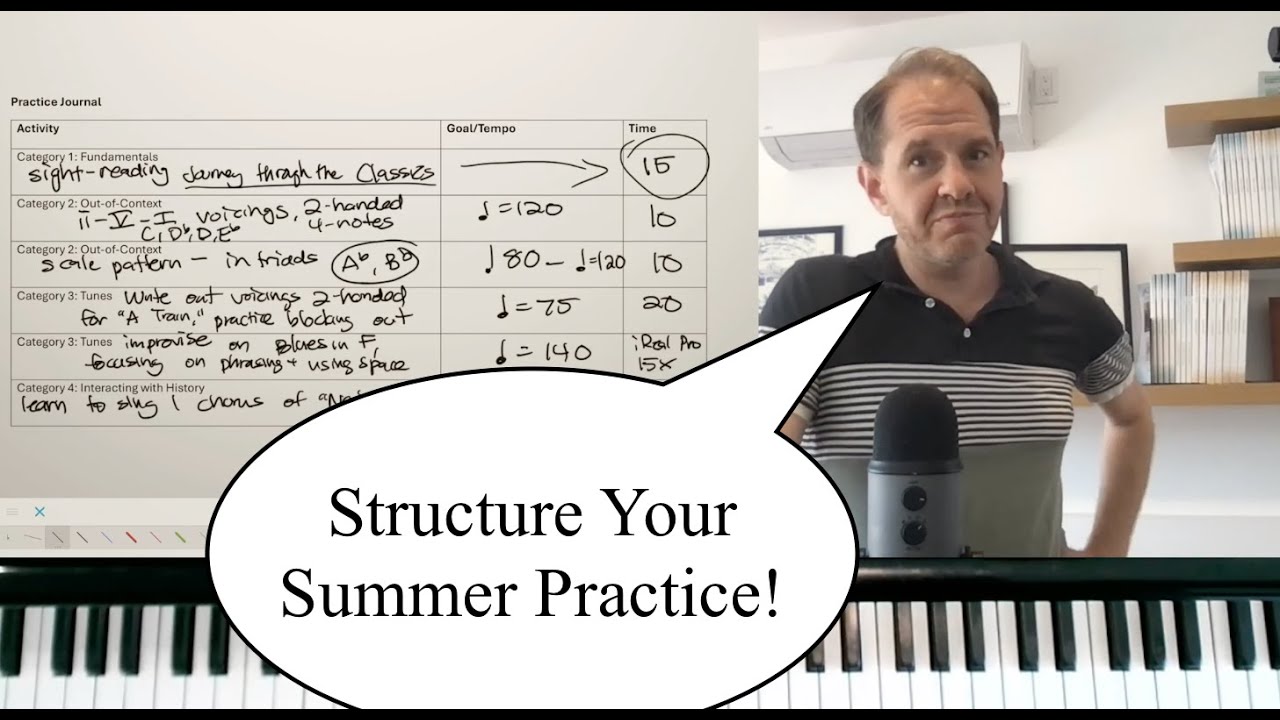 How to Use a Practice Journal to Make Jazz Practice Sessions More Efficient