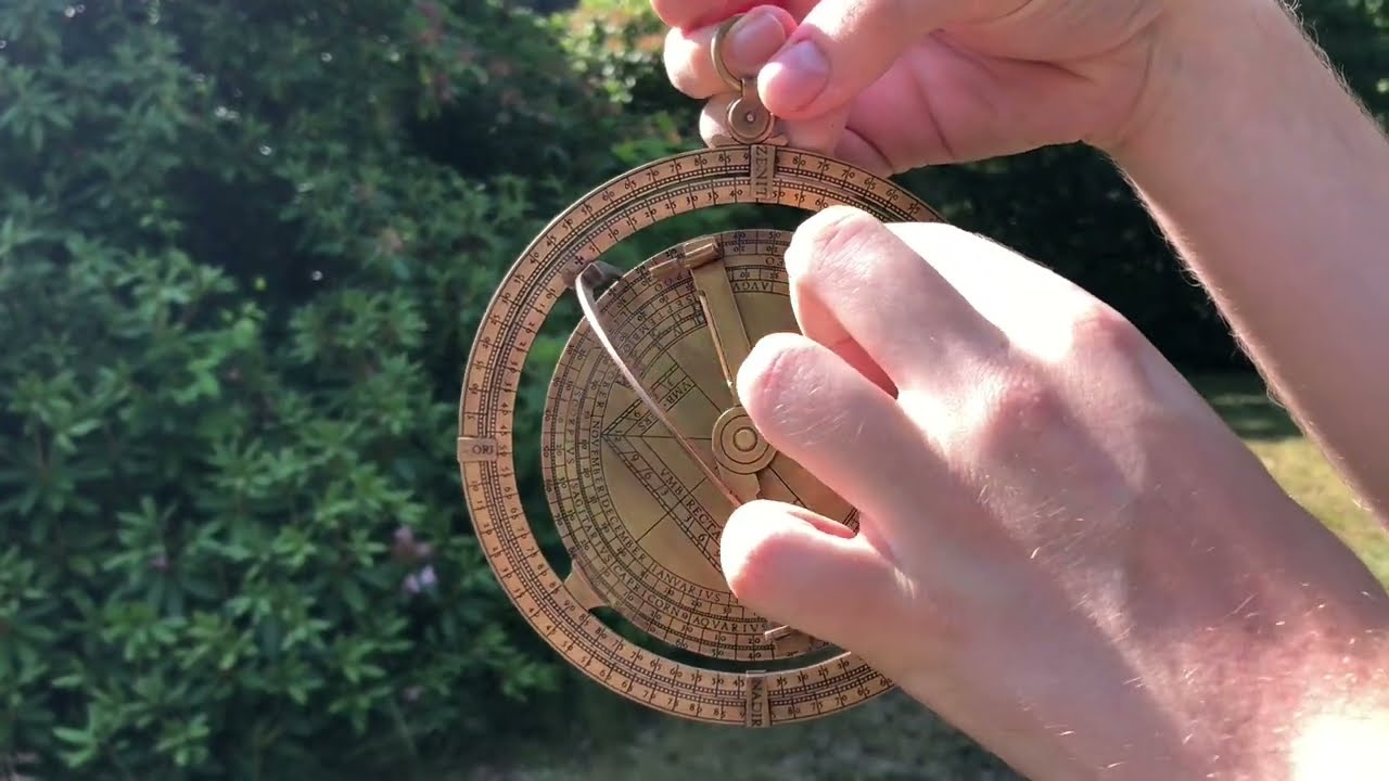 Astronomical Ring Dial outdoor demo | BC Gnomonics