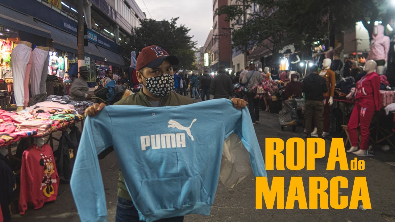 La feria de bolivianos en Brasil con ropa MUY BARATA | Feirinha da madrugada