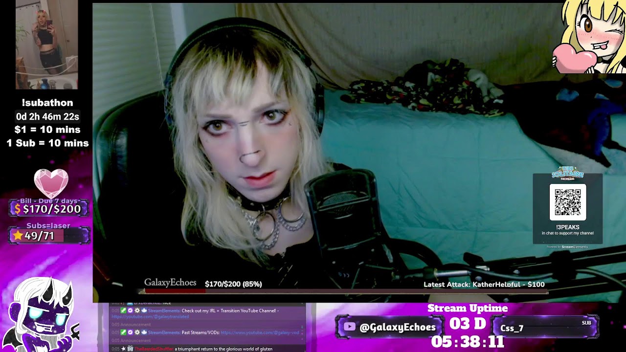Trans Goth Girl Makes Art, and plays games or something #2
