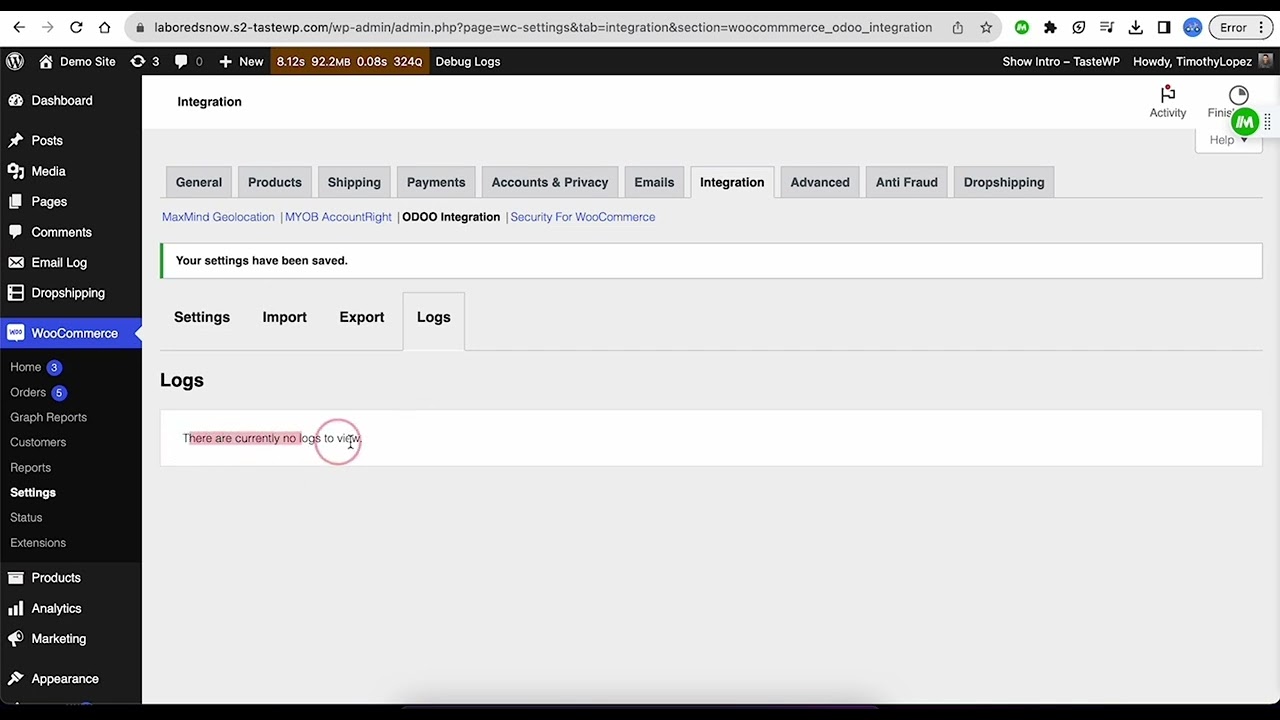 Odoo Debugging The Plugin + Checking the Debug Logs