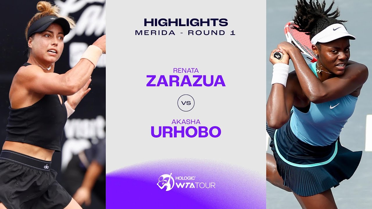 Renata Zarazua vs. Akasha Urhobo | 2024 Mérida Round 1 | WTA Match Highlights