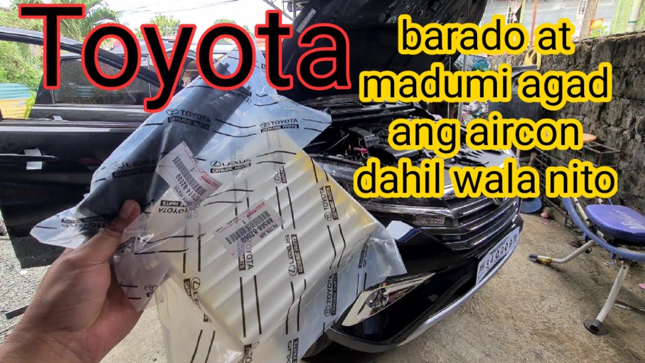Toyota Walang Cabin Filter? edi lagyan natin! | Rush cabin filter conversion installation