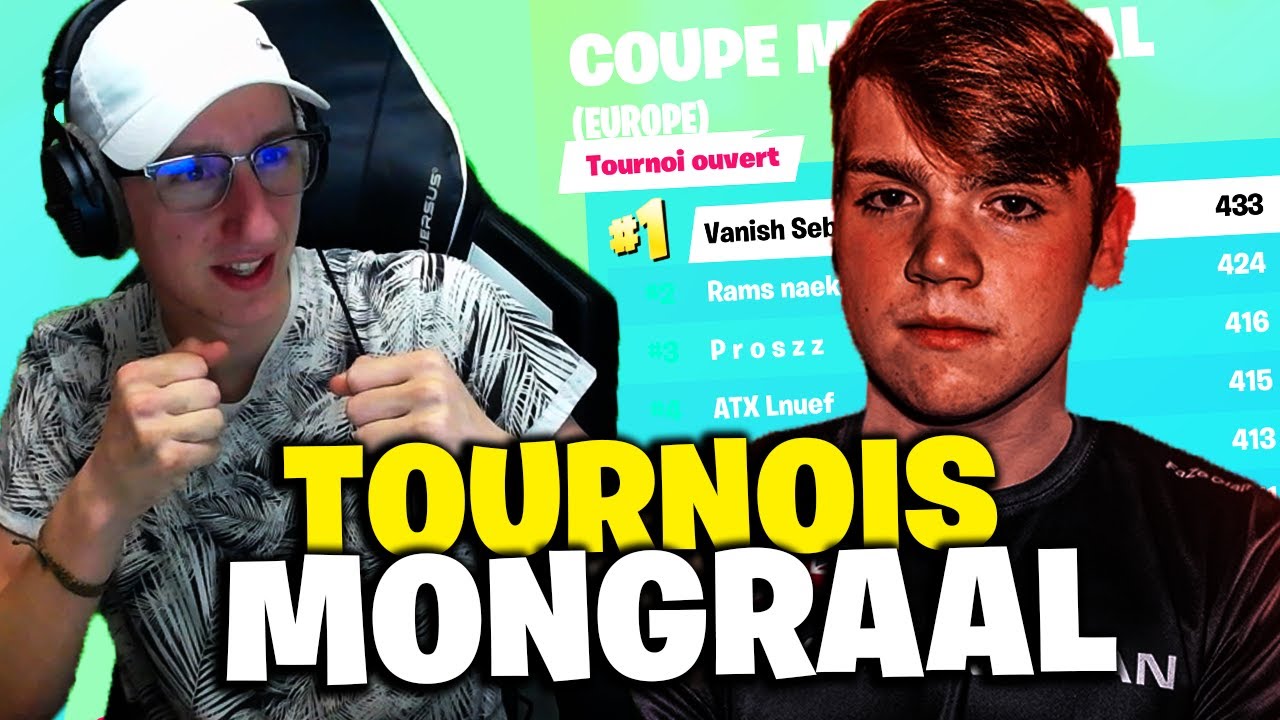 J'AI PARTICIPE AU TOURNOIS DE MONGRAAL SUR FORTNITE (Résumé de mes 10 games)