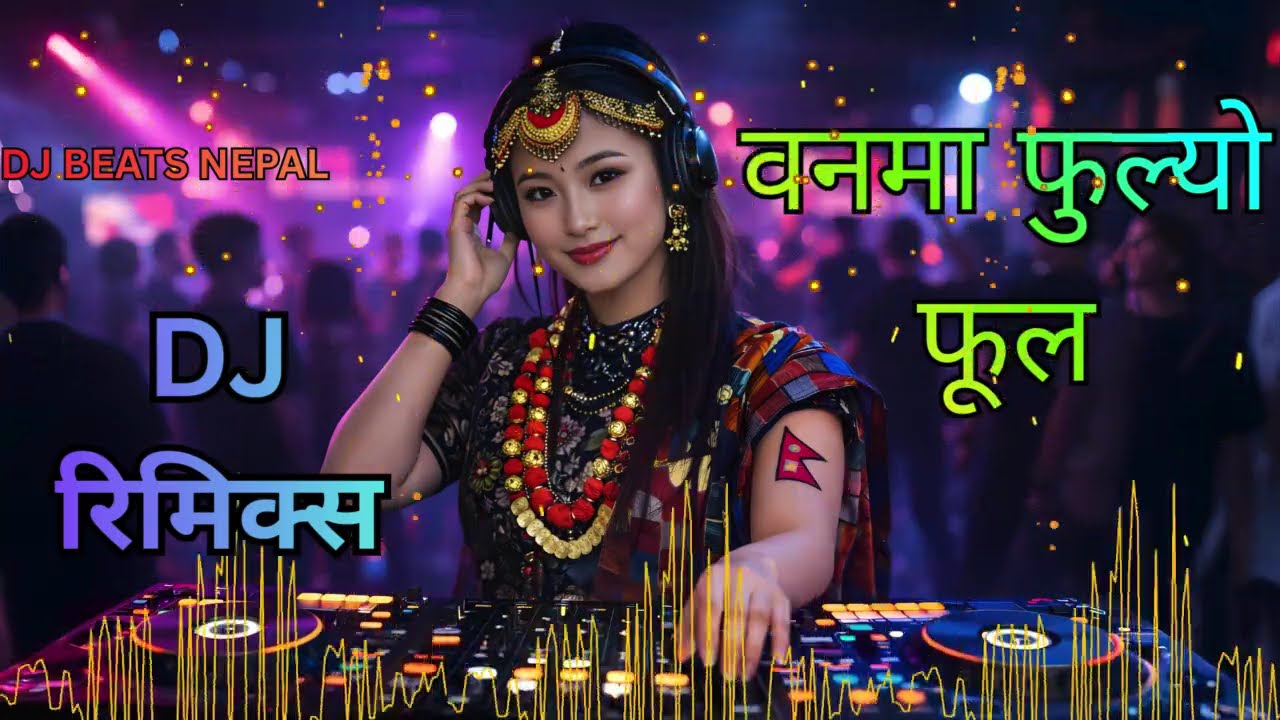 वनमा फुल्यो फूल | Nepali Lok Romantic Song | DJ Remix Dance Hit | Trending 2025 🔥💃
