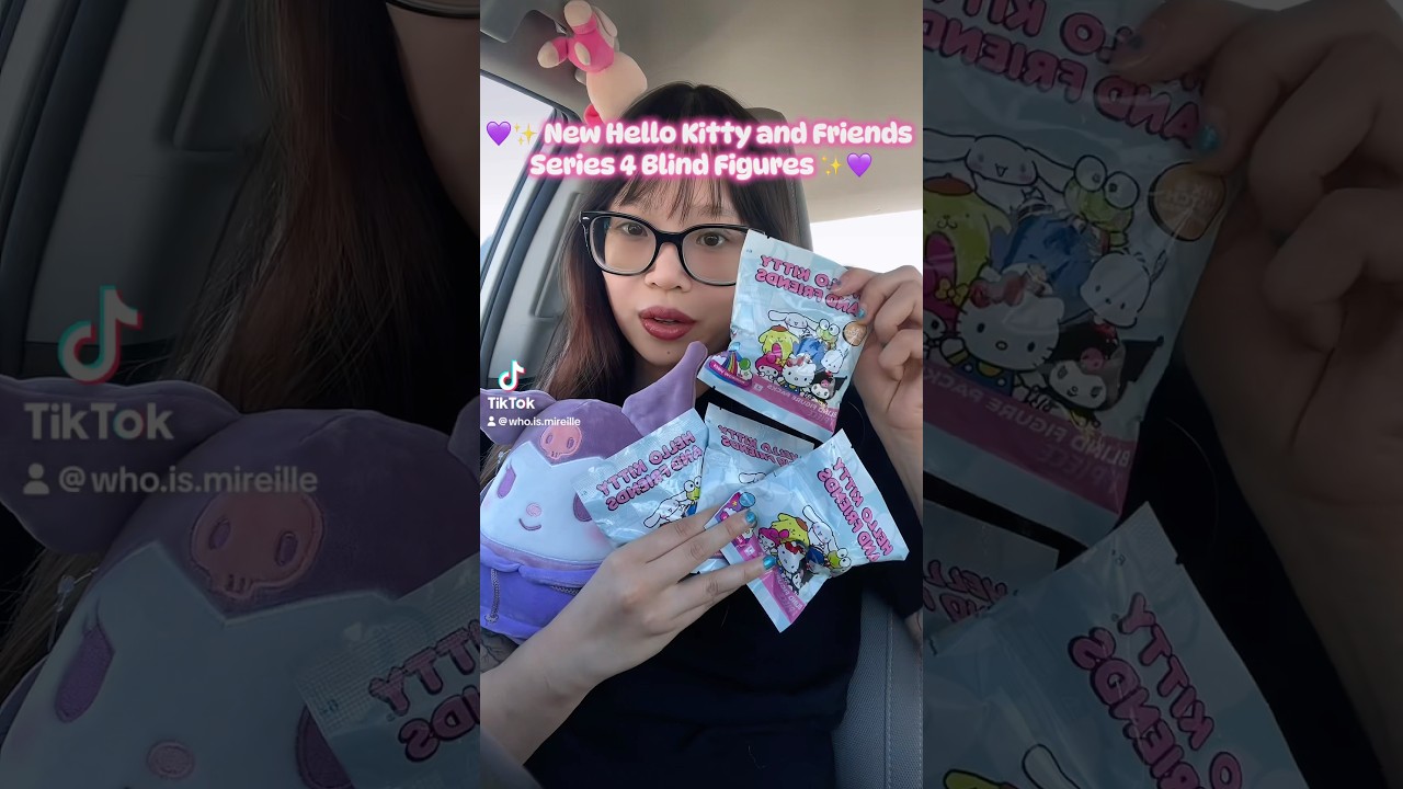 New Hello Kitty Blind Bags from Target 💜✨ #sanrio #hellokitty #blindbag #kuromi #target