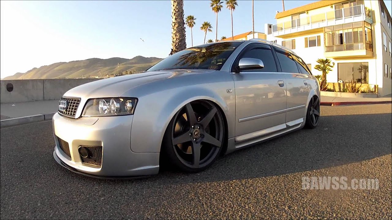 BAWSS.com's Audi S4 Avant Wagon on Air (AccuAir/AirLift/Forgestar/Toyo)