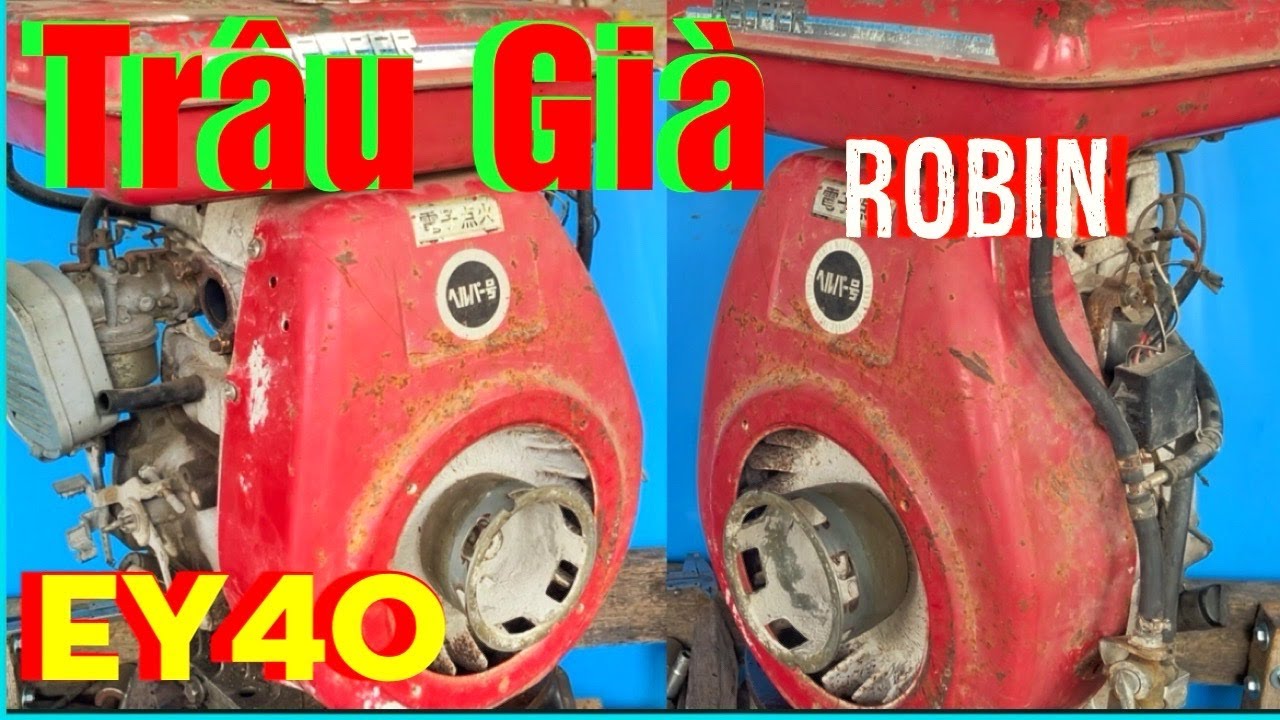 Chỉnh Tự Động - Vệ Sinh Chế Hòa Khí - Độ IC Cho Động Cơ Máy Xăng RoBin EY40 - Nó Già Hơn Cả Anh Thợ
