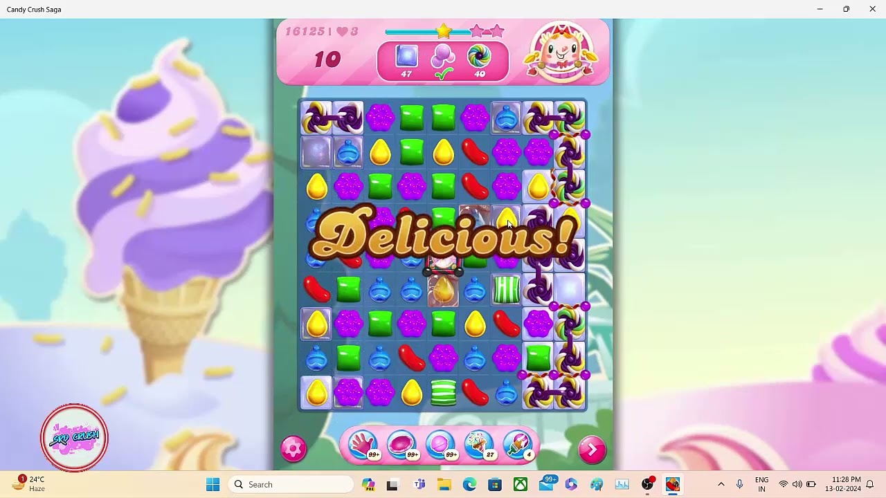 Candy Crush Saga Level 16125