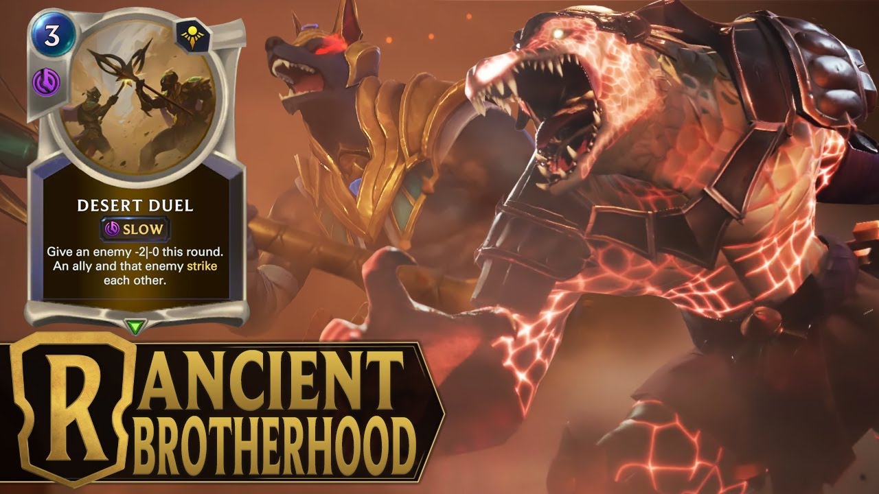 Mono Shurima The Sequel: Ancient Brotherhood - Колода Насуса Ренектона - Игровой процесс Legends of Runeterra