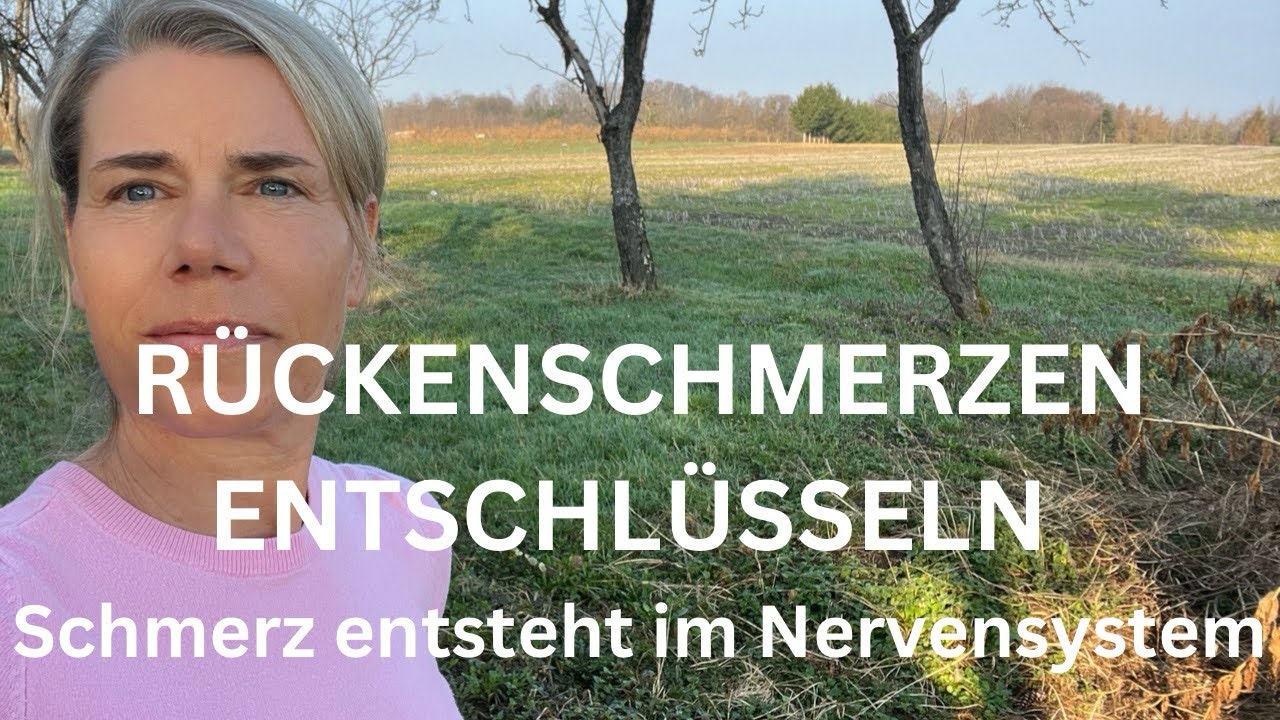 RÜCKENSCHMERZEN ENTSCHLÜSSELN - Schmerz entsteht im Nervensystem