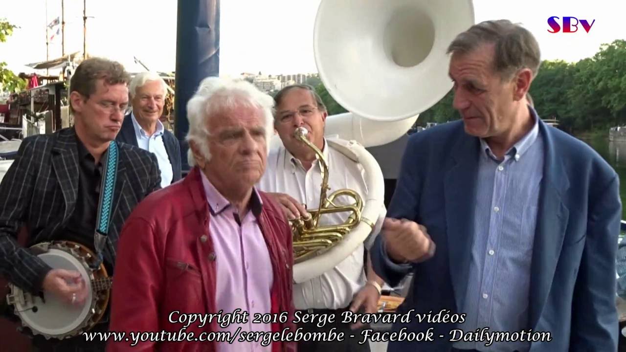 N°247 Bernard Beaufrère & Eric Luter, Franck Mossler sur la péniche 