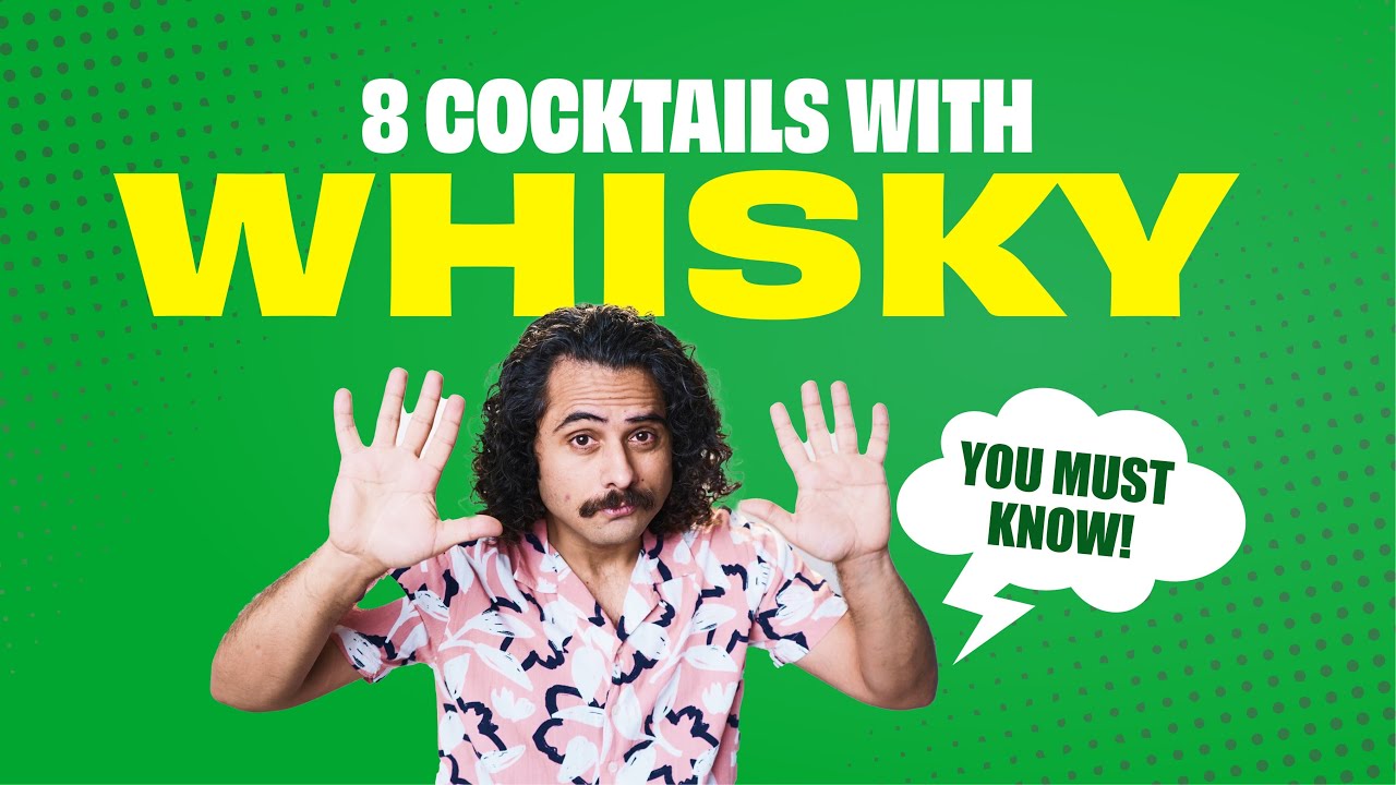 8 Easy Whisky Cocktails You Can Make at Home 🥃 | Mango Lassi Whisky! 🥭
