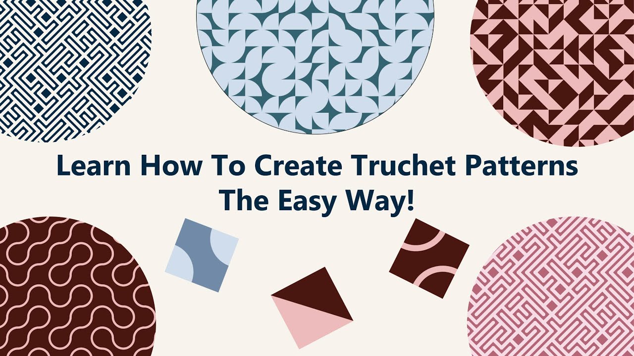 Learn How To Create Truchet Patterns The Easy Way!