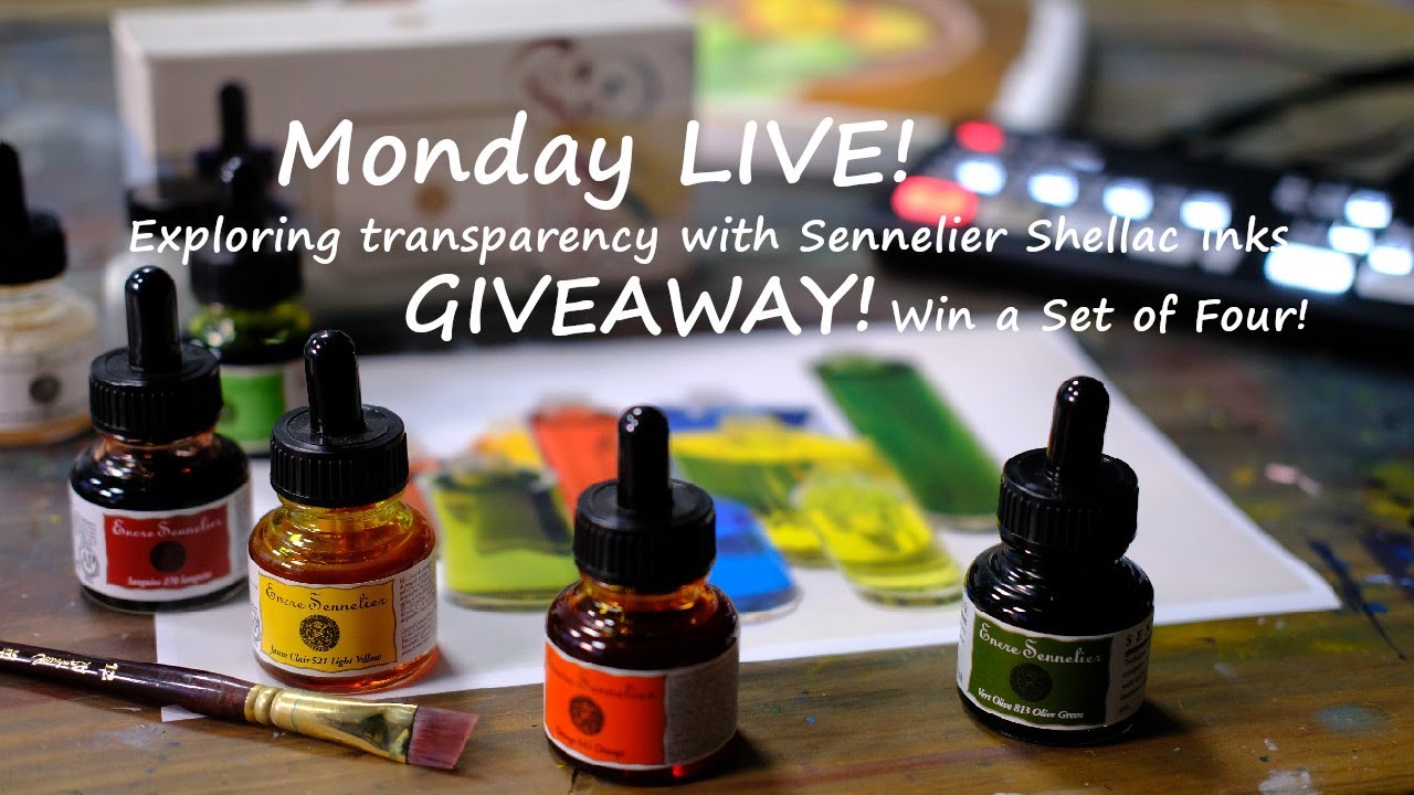 Monday Live! Exploring Transparency with Inks / Transparence avec les encres