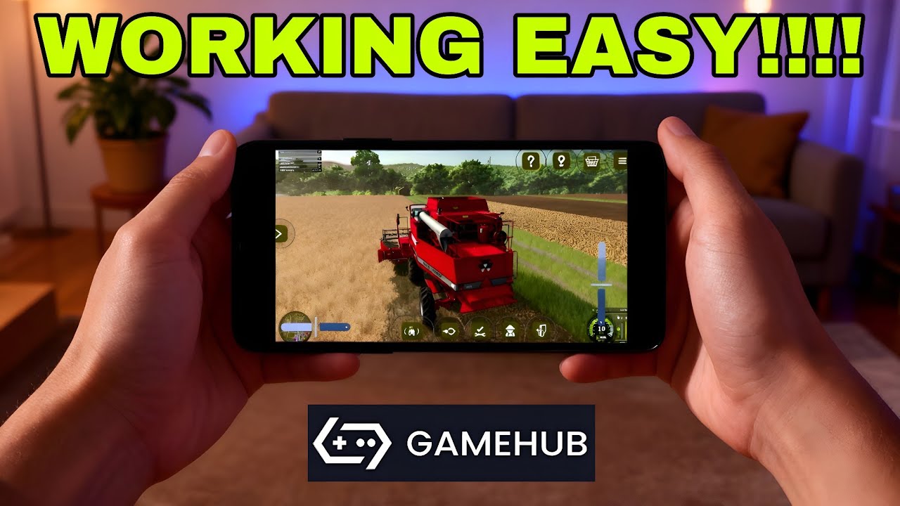 How to install fs25 on gamehub emulator working on all device