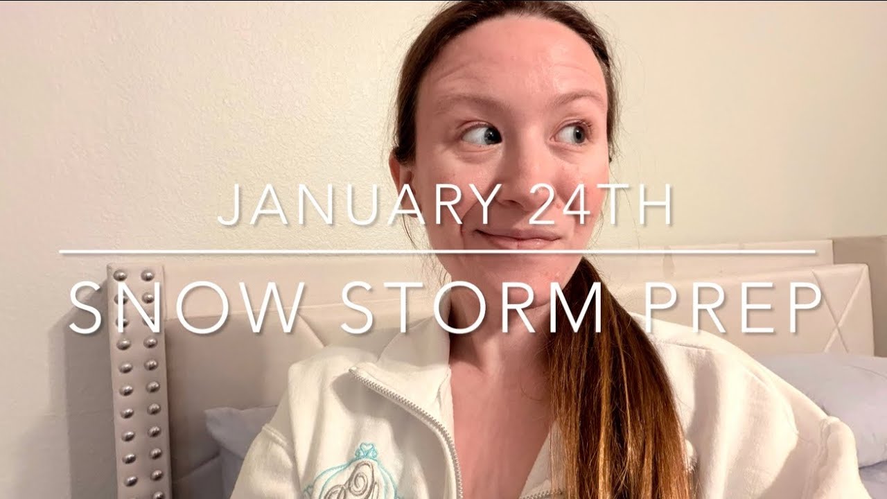 Snowstorm Prep