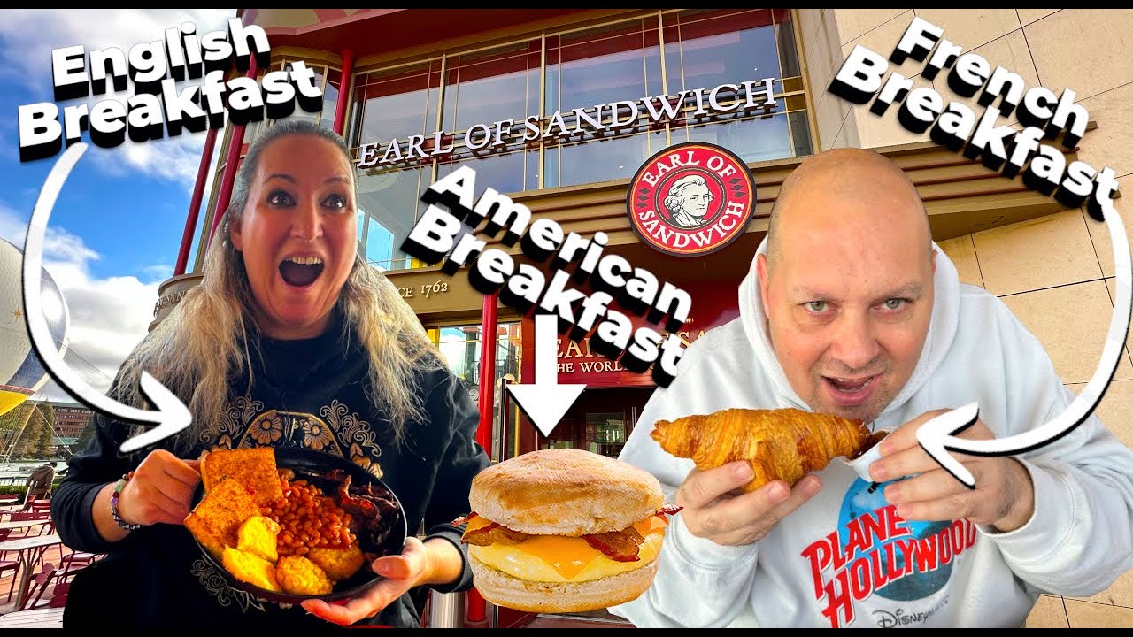 ON TESTE TOUS LES PETITS DEJEUNERS DU RESTAURANT EARL OF SANDWICH A DISNEYLAND PARIS
