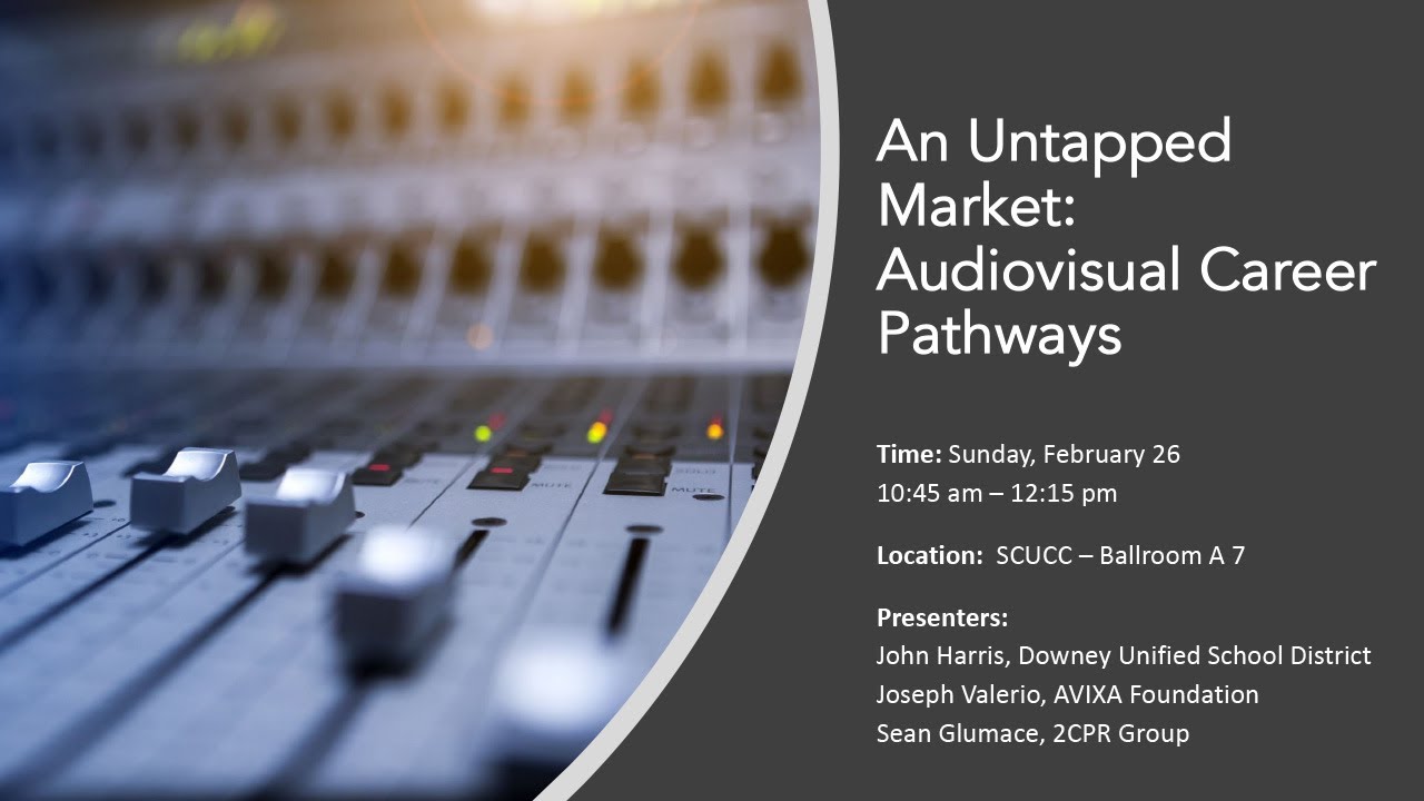 An Untapped Market: Audiovisual Career Pathways Panel at Educating for Careers 2023