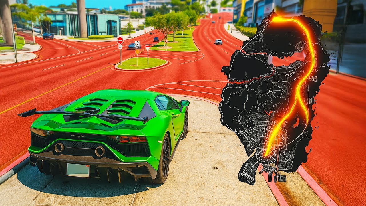 TRAVERSAM TOATA HARTA DIN GTA5 FARA SA ATINGEM DRUMUL!