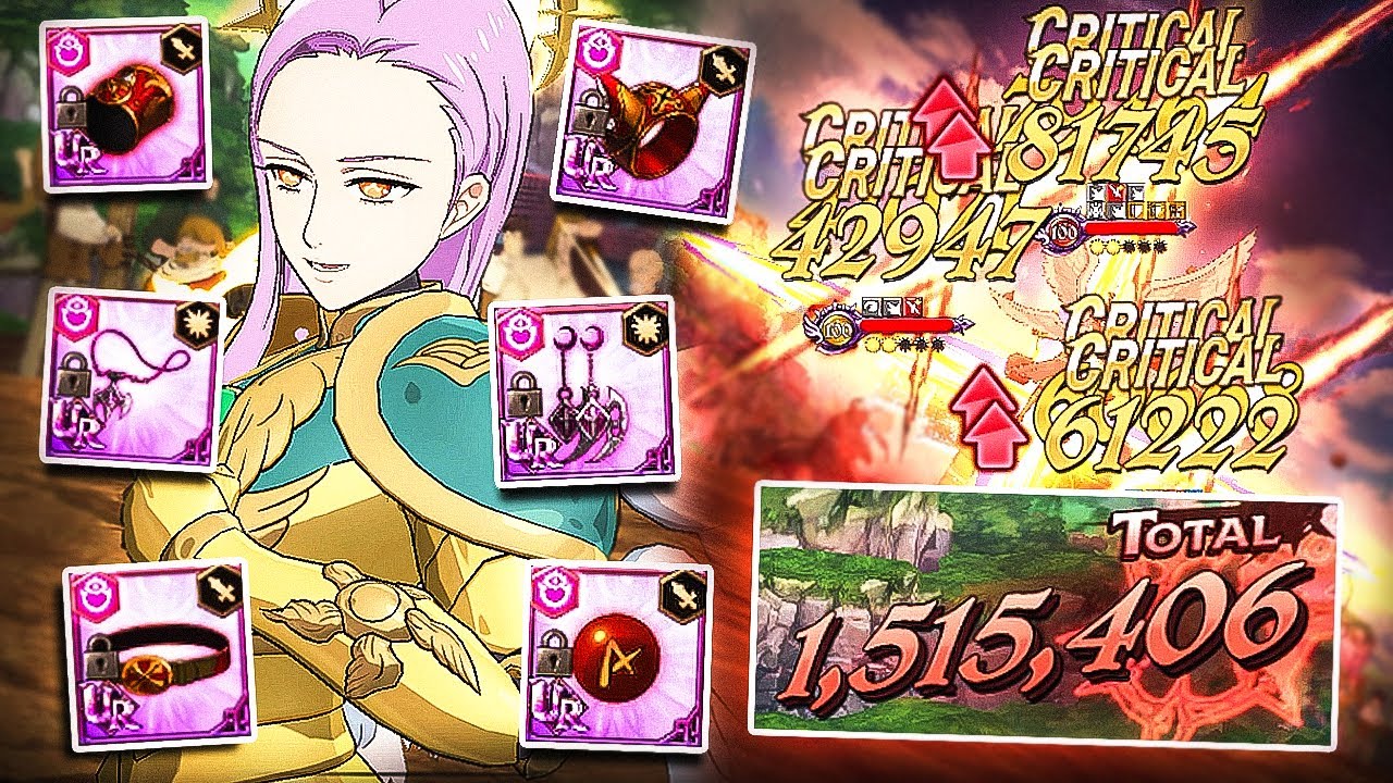 FULL UR ATK/CRIT DMG LR FEST MARGARET SHOWCASE!! 1.5 MILLION NUKING AOE DAMAGE! [7DS: Grand Cross]