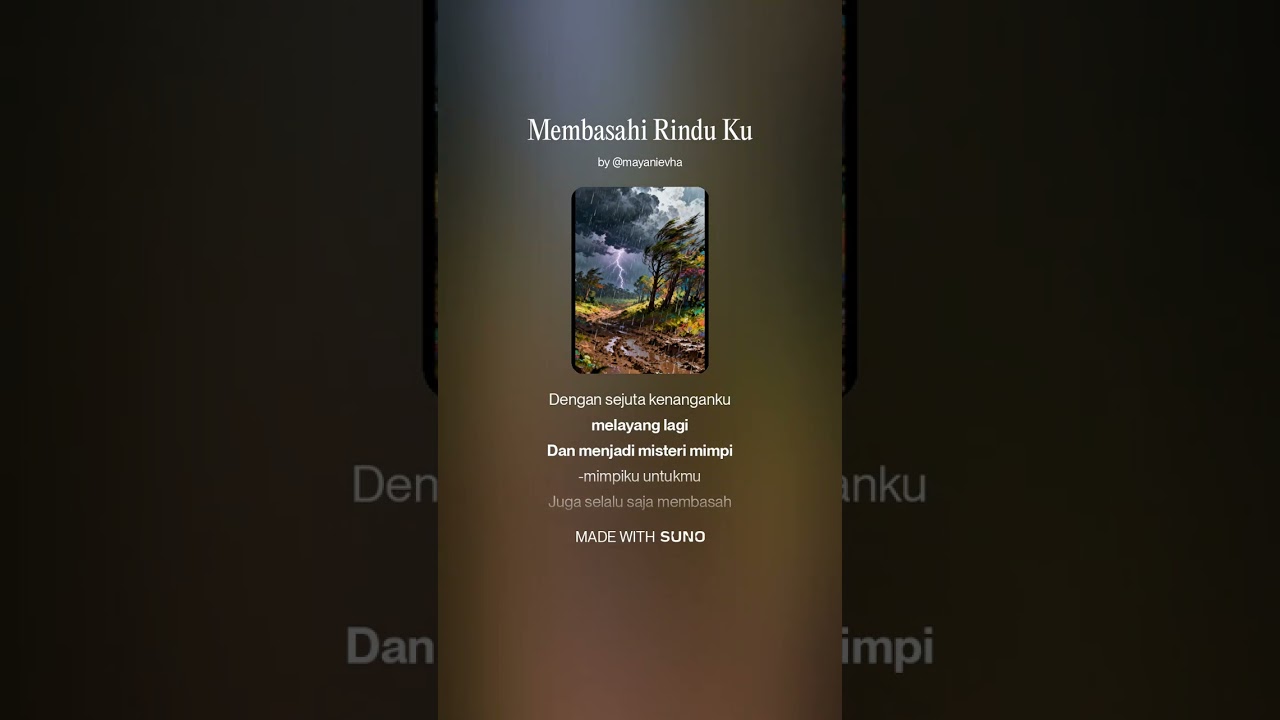 Membasahi Rindu Ku