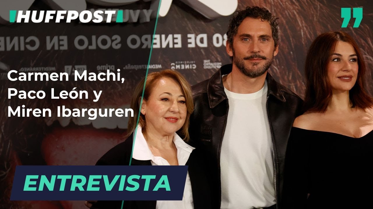 ENTREVISTA a Carmen Machi, Paco León y Miren Ibarguren por 'AÍDA Y VUELTA'
