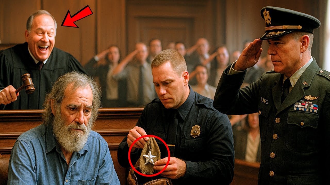 The Judge Mocked the Old Veteran — When They Emptied His Bag, the Whole Court Saluted Him