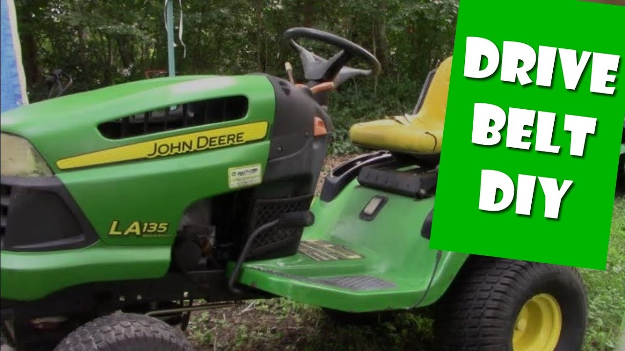 Replace the Transmission Drive Belt on your John Deere Lawn Tractor - LA135, L-series, & more