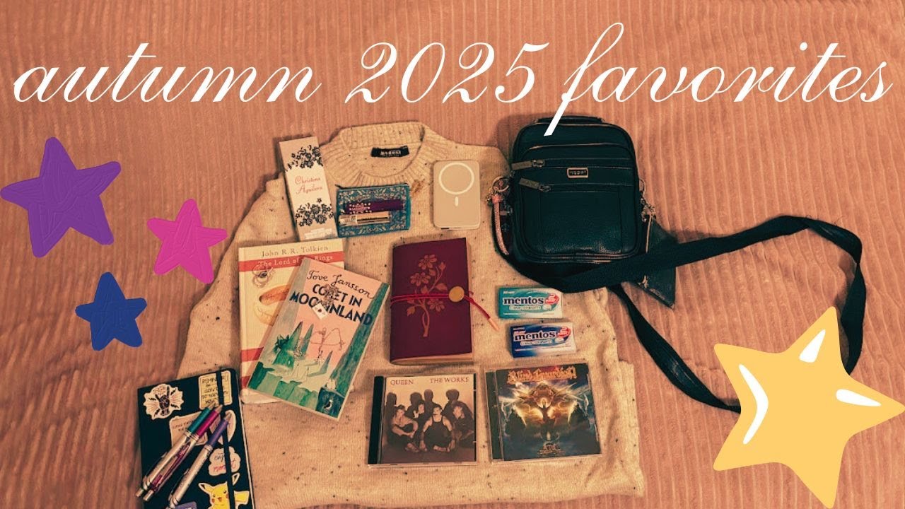 things I have been enjoying recently (books, music, technology) || autumn 2025 favorites