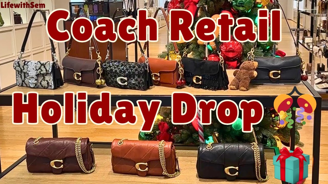 ☃️NEW🎊Coach Retail Holiday Drop & Unboxing&hearts;️ | @coach @LifewithSem  #coachunboxing #coach #lana19