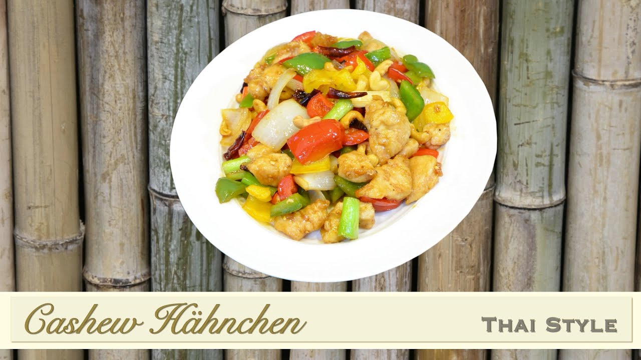 Thailändisches Cashew Hähnchen
