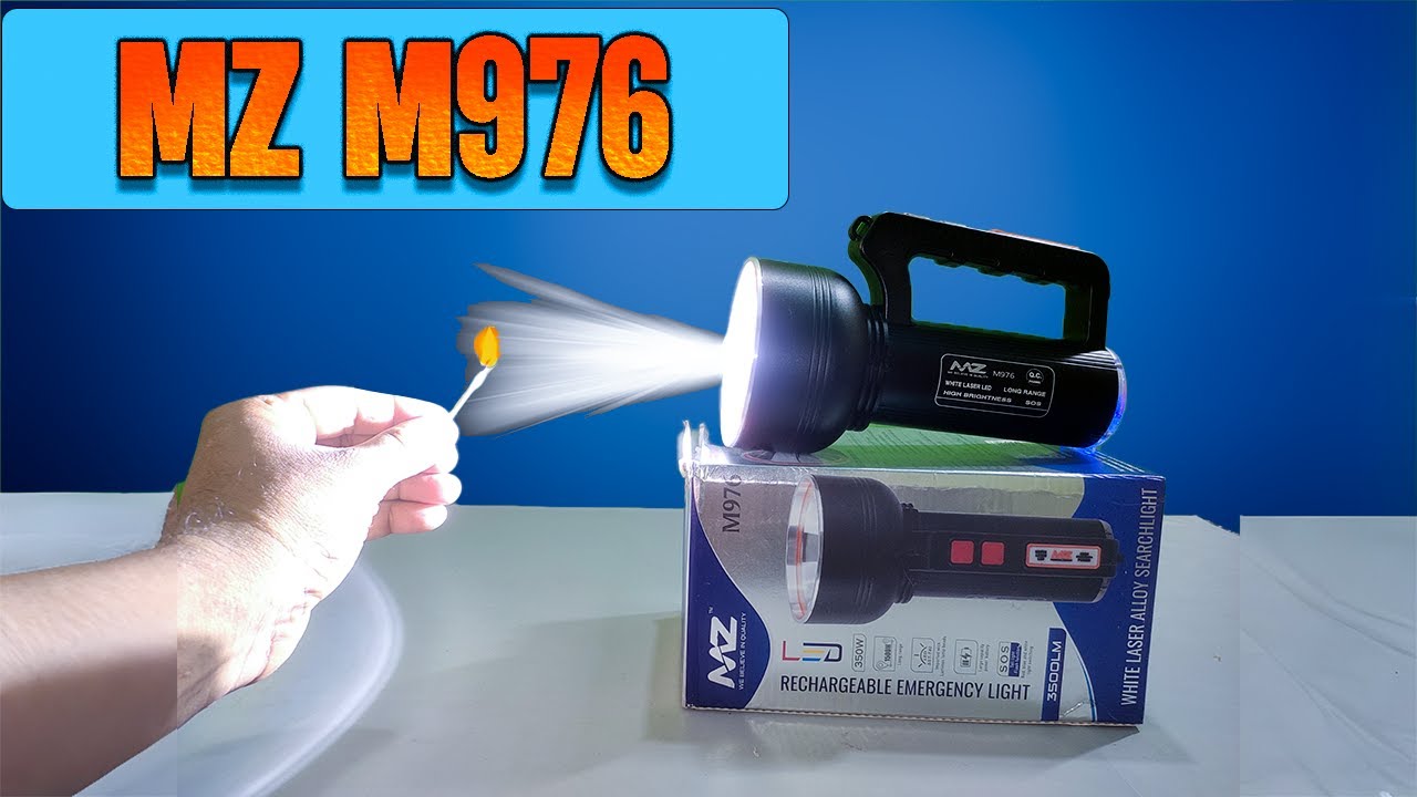 Mz M977 | M976 Torch Review || इससे ज्यादा उजाला किसी भी बैटरी का नहीं।🔥|| Teardown 