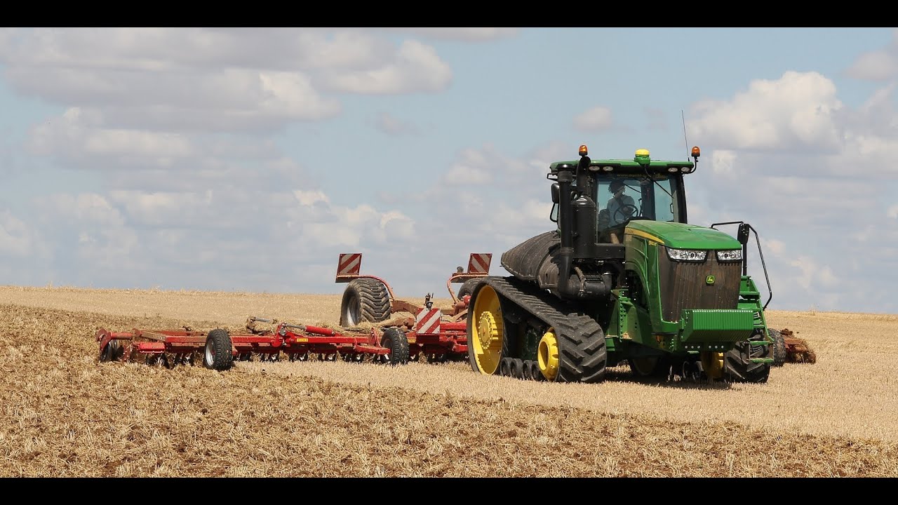 BIGGEST JOHN DEERE TRACTOR : 9560 RT & Horsch 12 m
