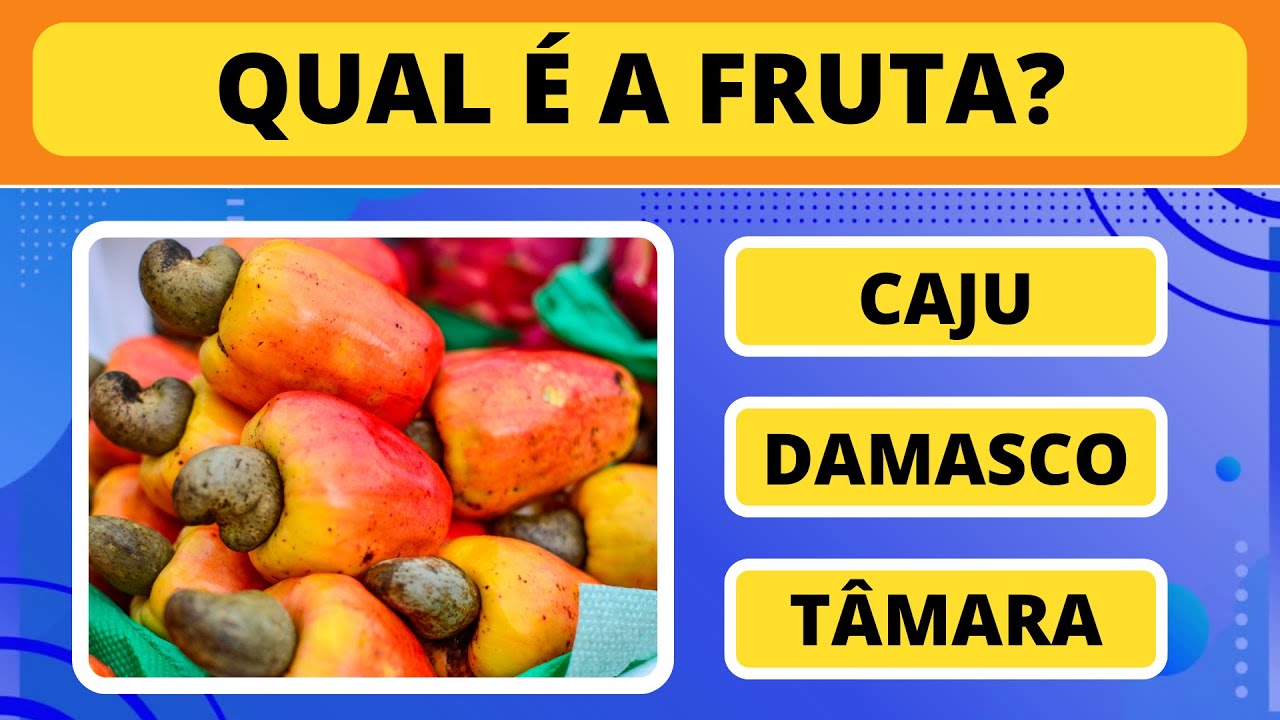 Qual é a Fruta Certa? - QUIZ DE FRUTAS